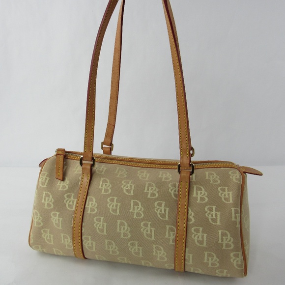 Dooney & Bourke Handbags - Dooney & Bourke Signature Canvas Duffel Doctor Bag